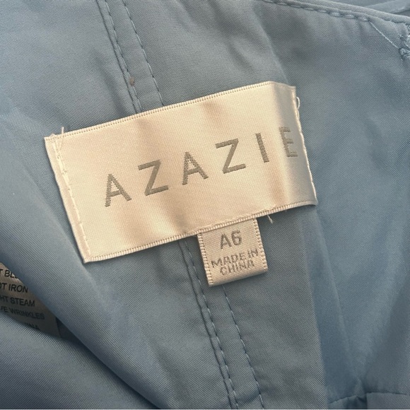 AZAZIE Maive Junior Twilight A-Line Pleated Chiffon Dress NWT - Picture 11 of 16